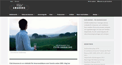 Desktop Screenshot of clubamarone.se